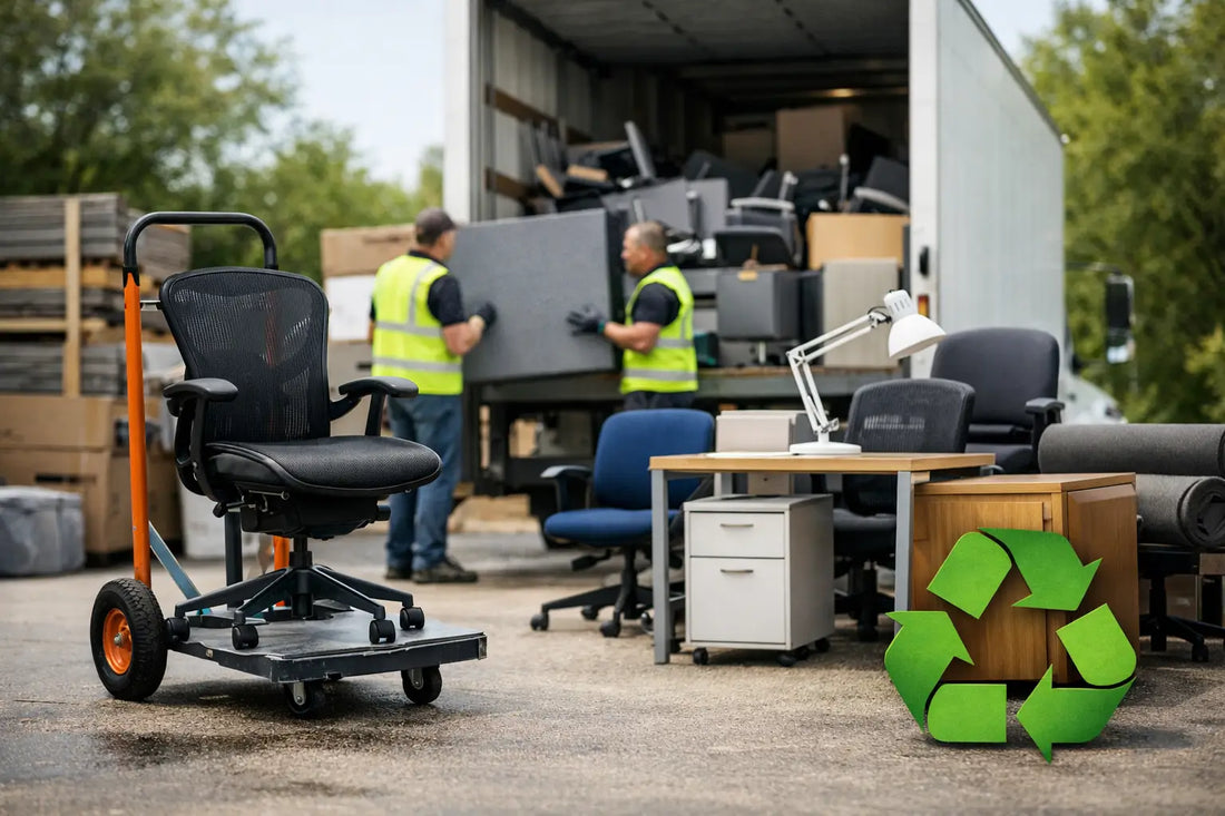 Office Furniture Recycling That Clears Space